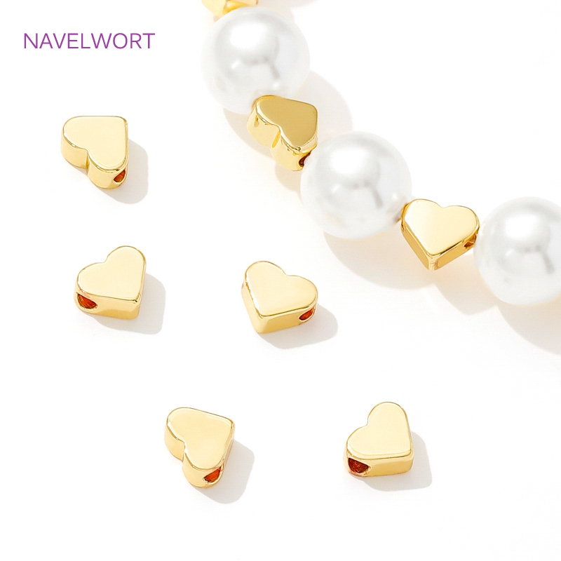 Art Craft Making - Perles entretoises en forme de cœur