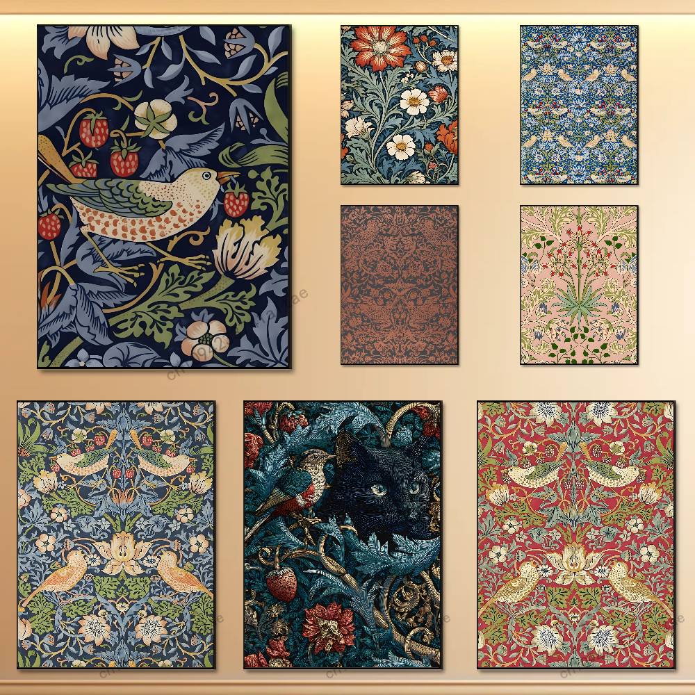Art Craft William Morris - Affiche murale William Morris Strawberry Thief,