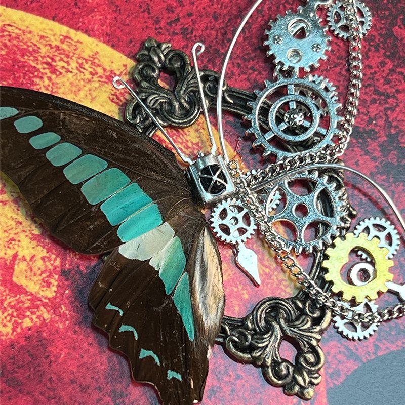 Art Craft With Paper - Kit DIY Cadre Papillon Steampunk avec