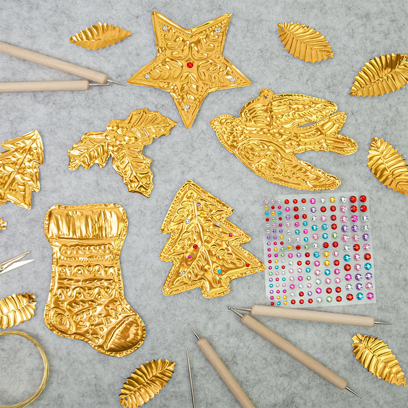 Art Craft With Paper - Bricolage feuille d'or Art Relief décorations