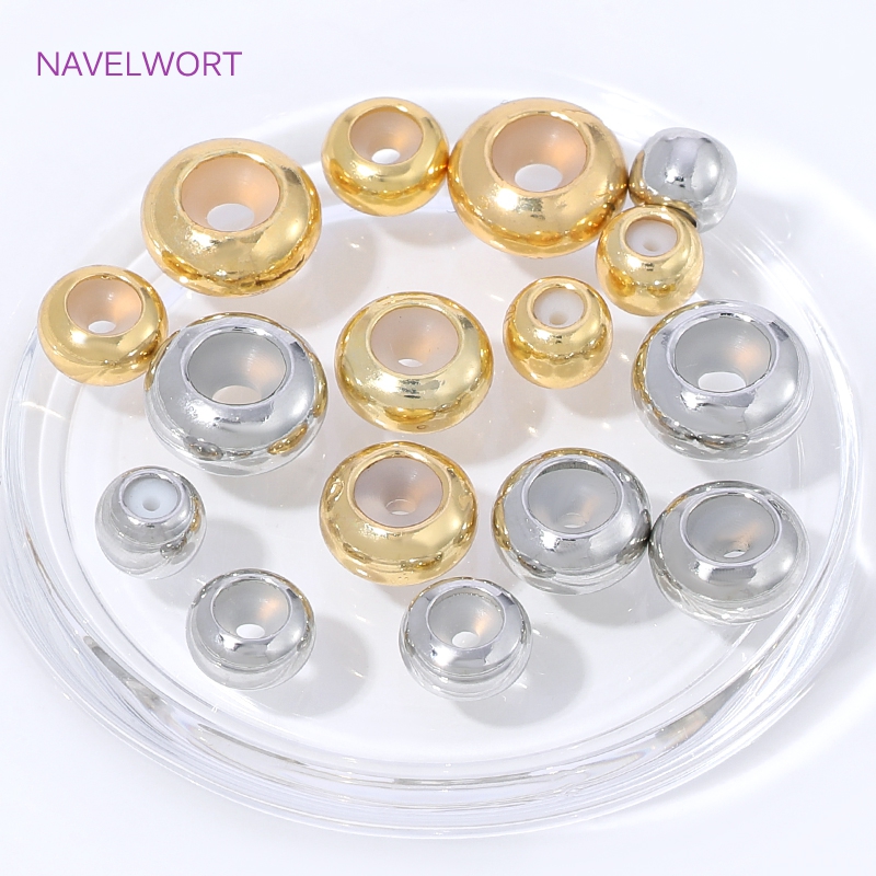 Art Craft Making - Perles en silicone plaquées or 18