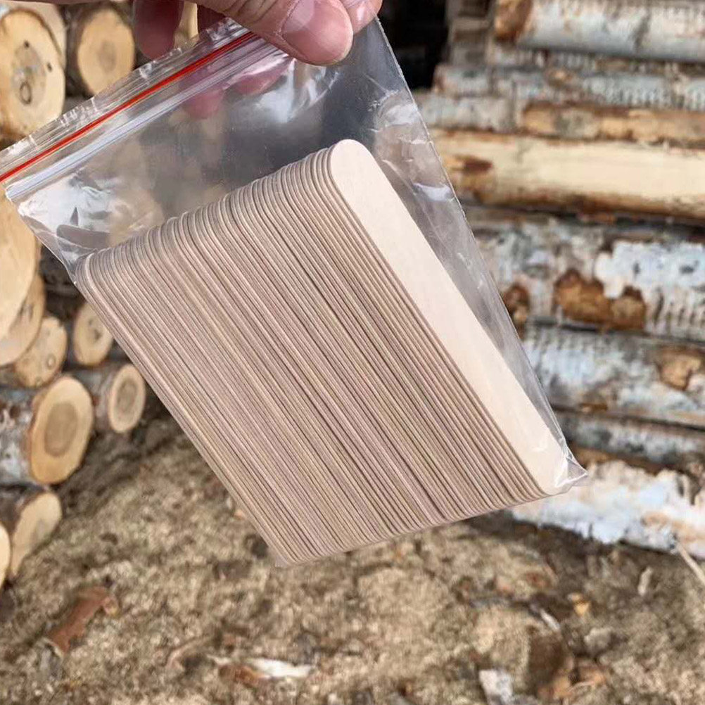 Art Craft Ice Cream - 400 bâtonnets en bois de couleur