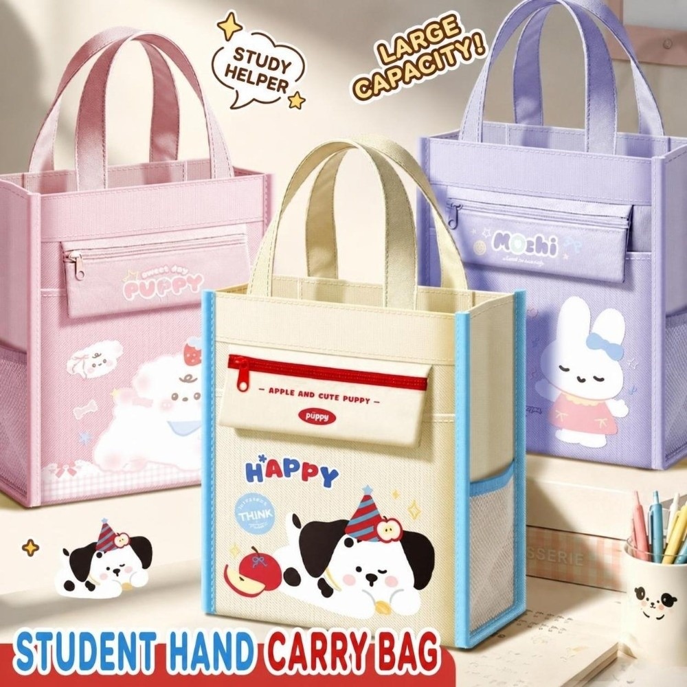 Art Portfolio Bag - Sac fourre-tout scolaire Oxford mignon grande