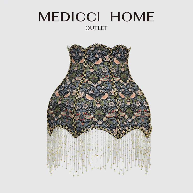 Medicci Home-Abat-jour floral  - Art Craft William Morris avis et prix