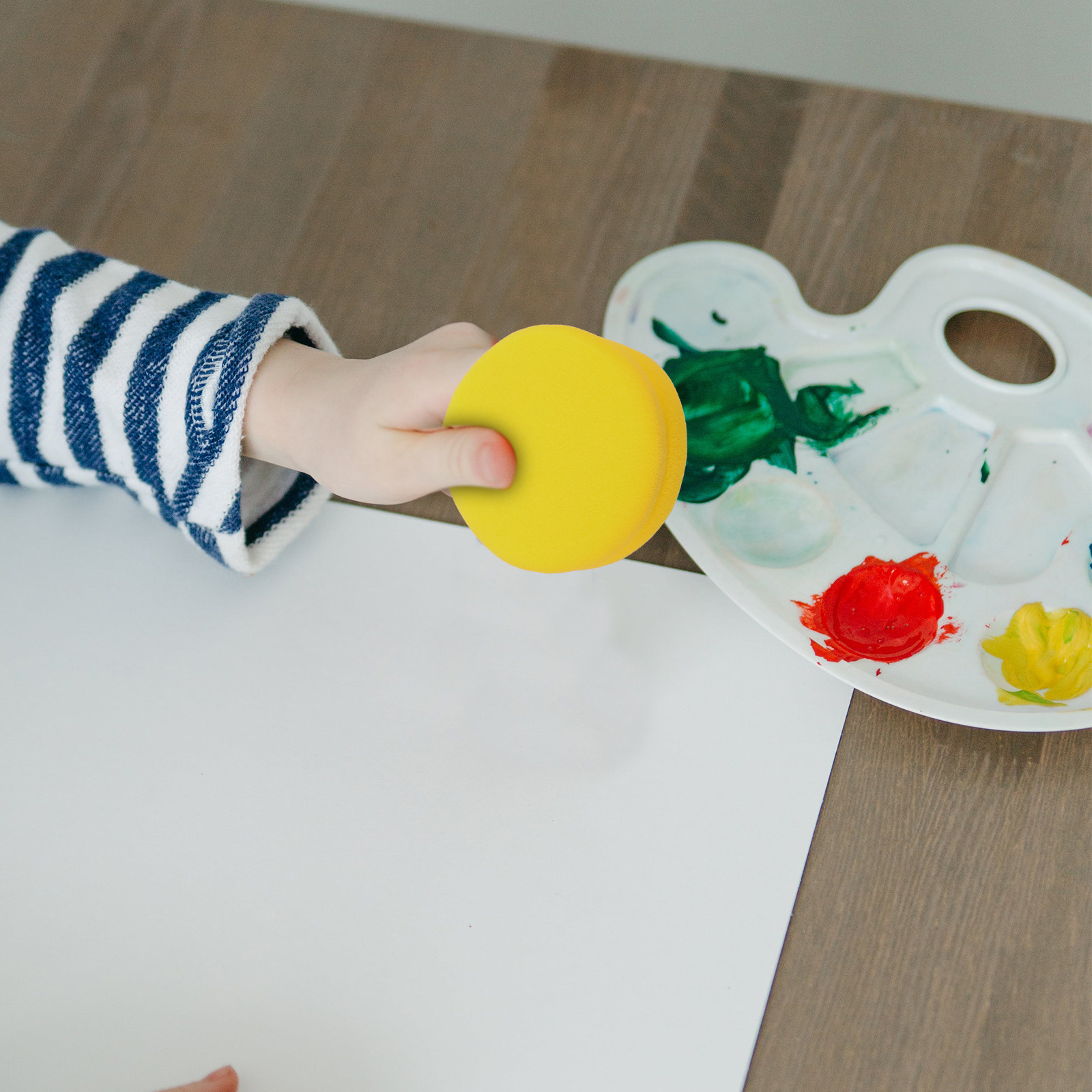 Lot de 2 éponges rondes pour p - Art Craft Kindergarten avis et prix