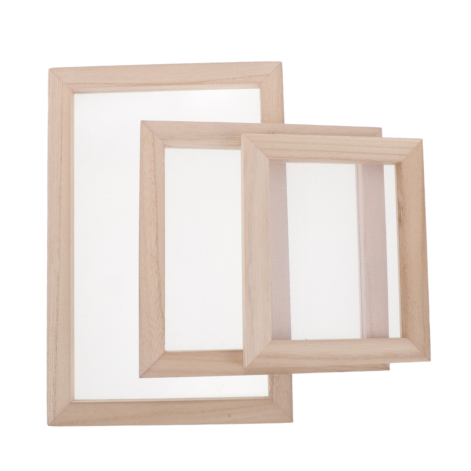 Ensemble de 3 cadres en bois p - Art Craft With Paper avis et prix