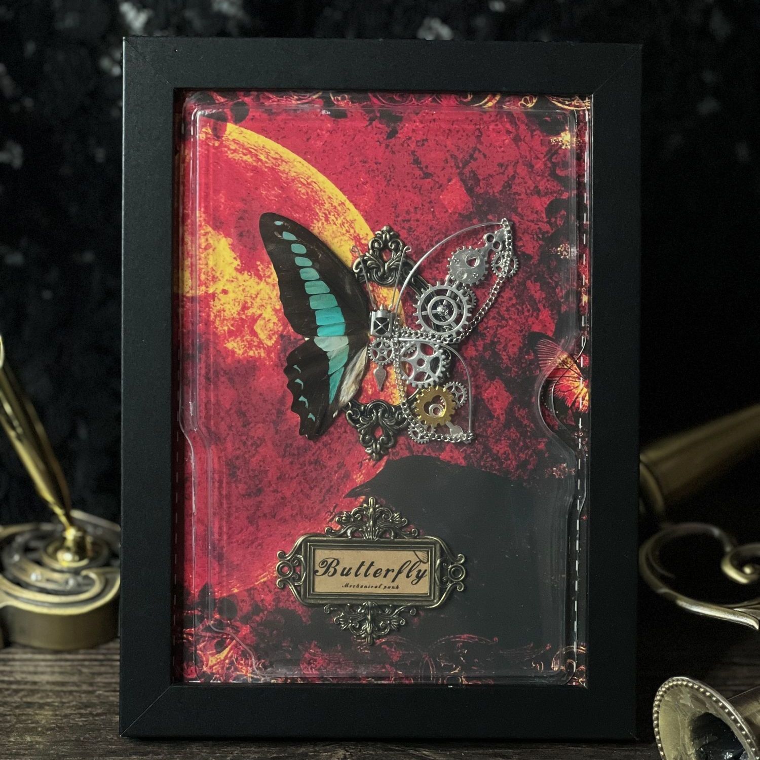 Kit DIY Cadre Papillon Steampu - Art Craft With Paper avis et prix