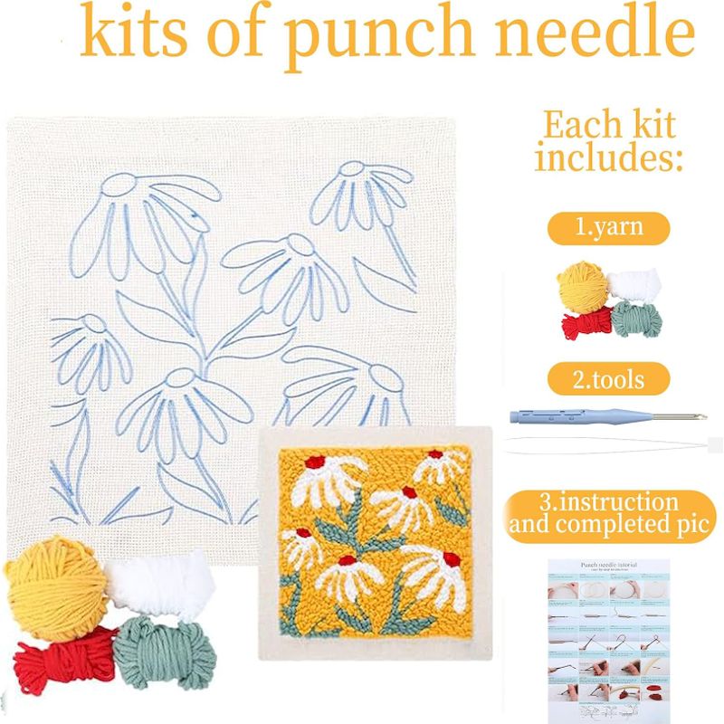 Kit de démarrage de broderie P - Art Craft Yarn avis et prix