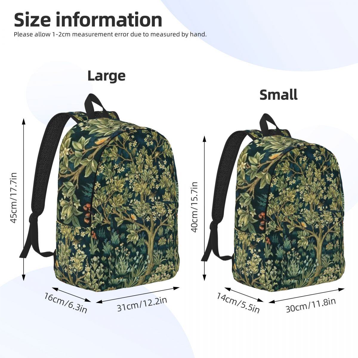 Sac à dos en toile avec arbre  - Art Craft William Morris avis et prix