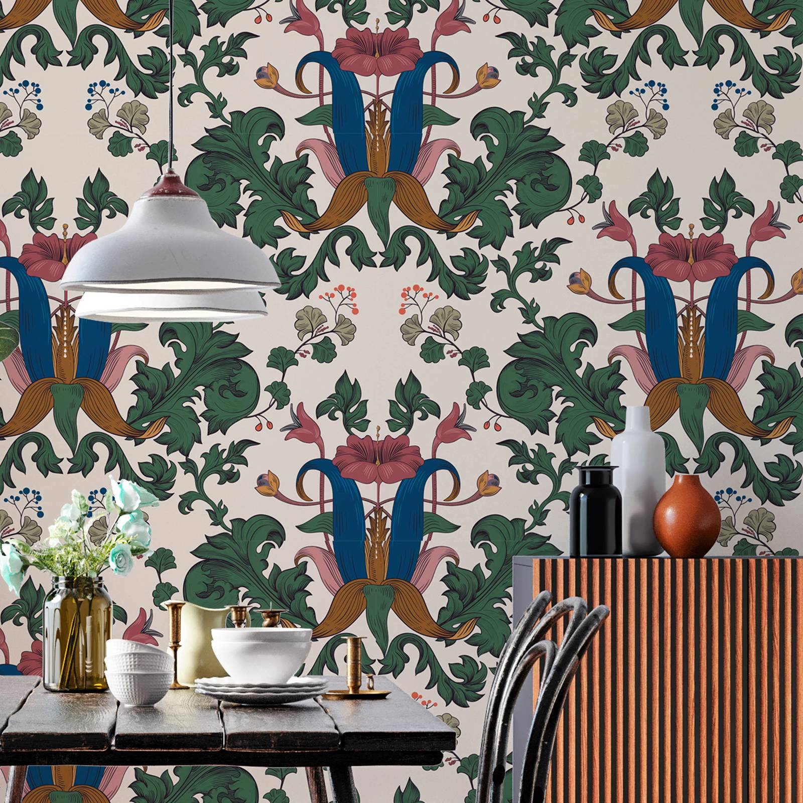 Papier peint inspiré de Willia - Art Craft William Morris avis et prix