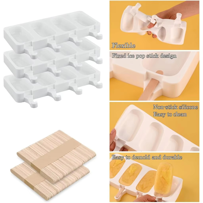 Lot de 4 grands moules à sucet - Art Craft Ice Cream avis et prix