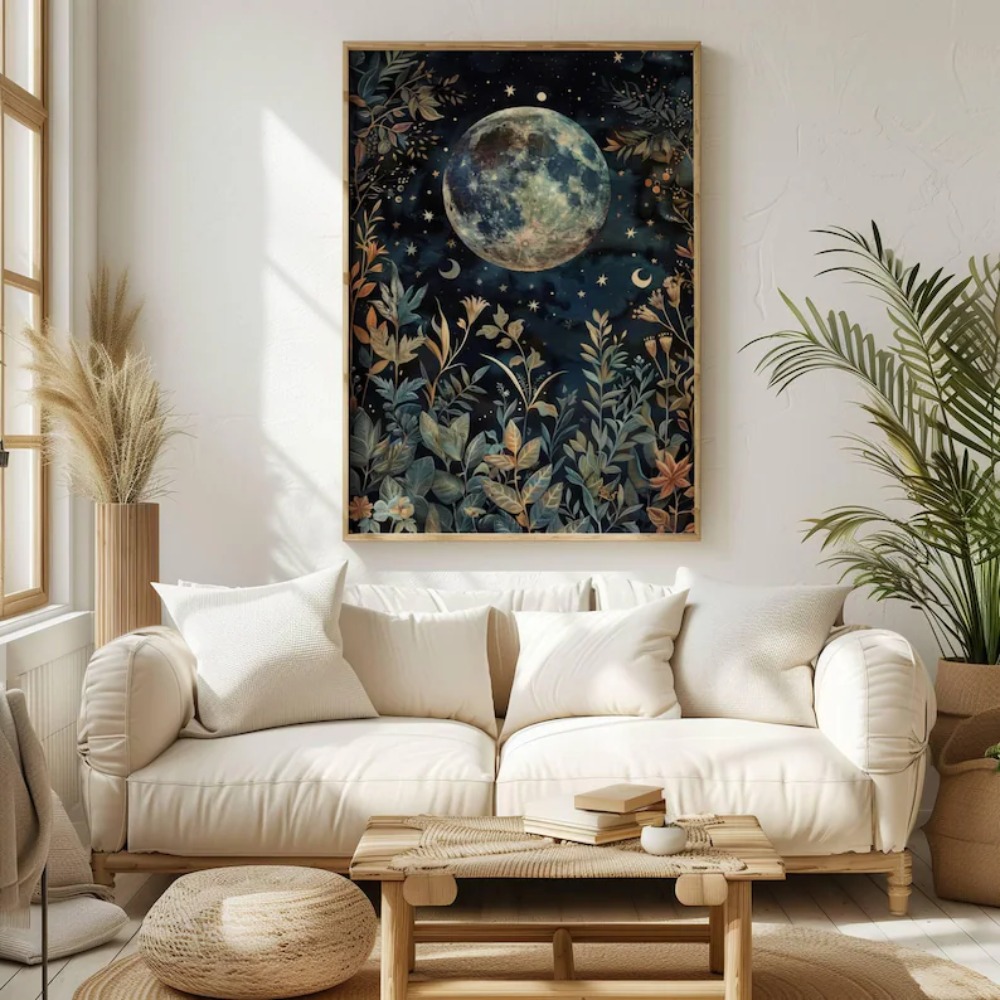 2 pièces/ensemble Boho lune bo - Art Craft William Morris avis et prix