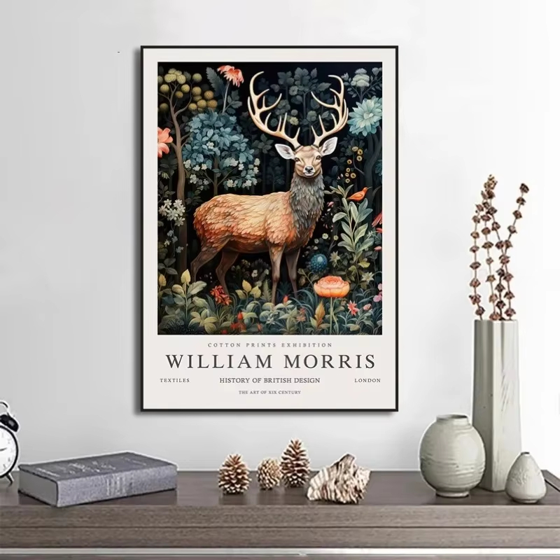 Affiche d'exposition de musée  - Art Craft William Morris avis et prix